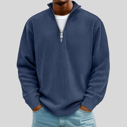 Classic Fit Crew Neck Pullover Sweater