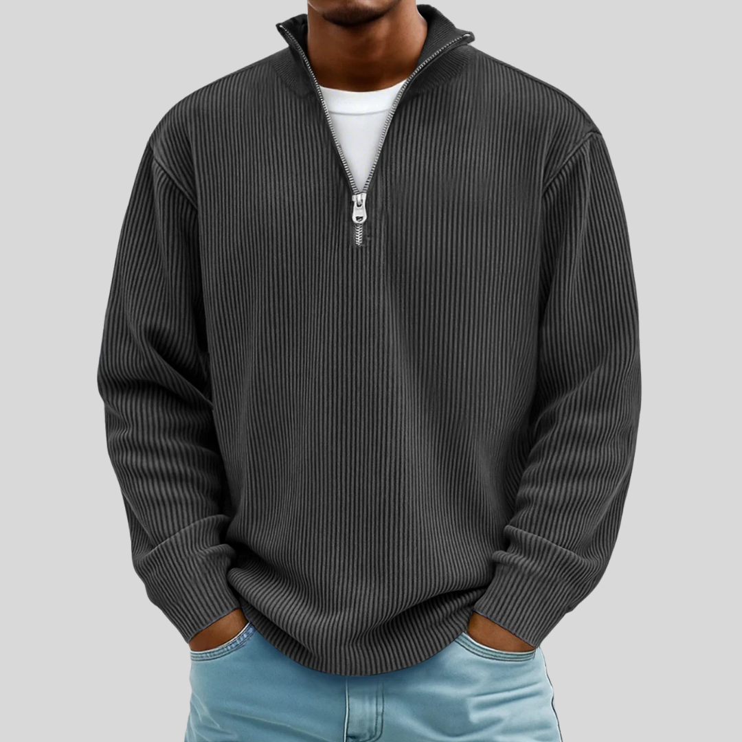 Classic Fit Crew Neck Pullover Sweater