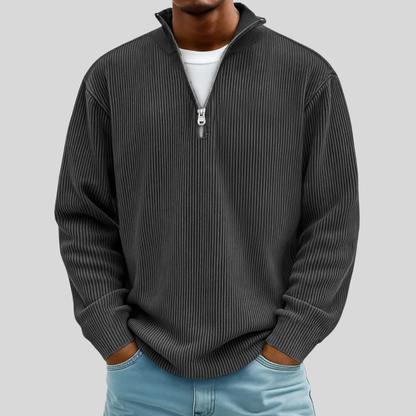 Classic Fit Crew Neck Pullover Sweater