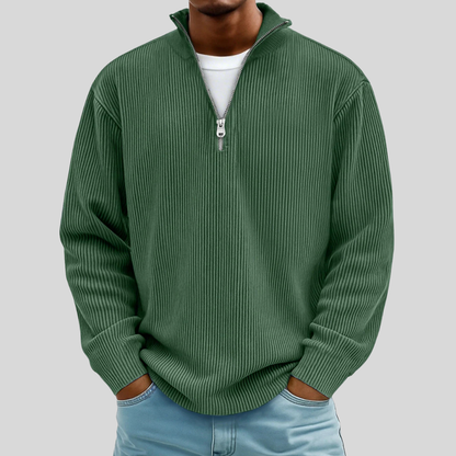 Classic Fit Crew Neck Pullover Sweater