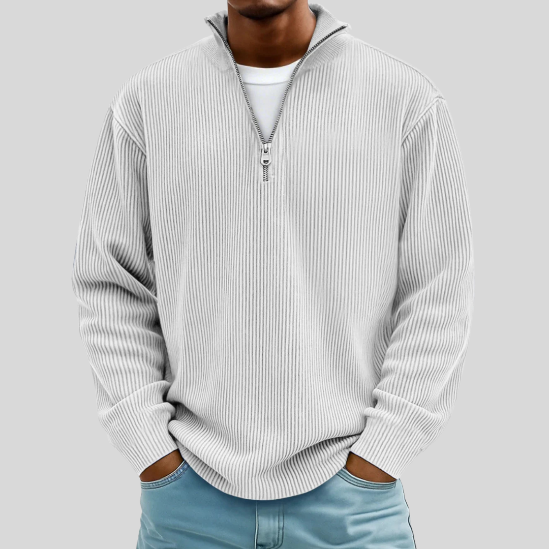 Classic Fit Crew Neck Pullover Sweater