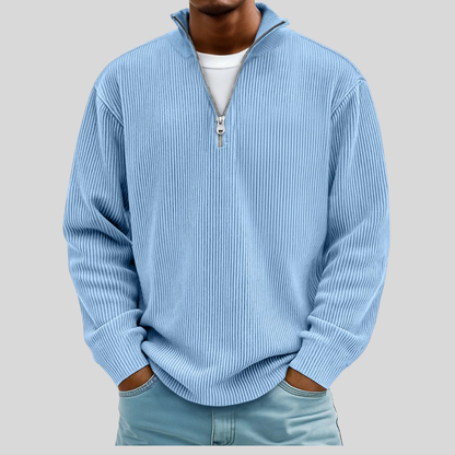 Classic Fit Crew Neck Pullover Sweater