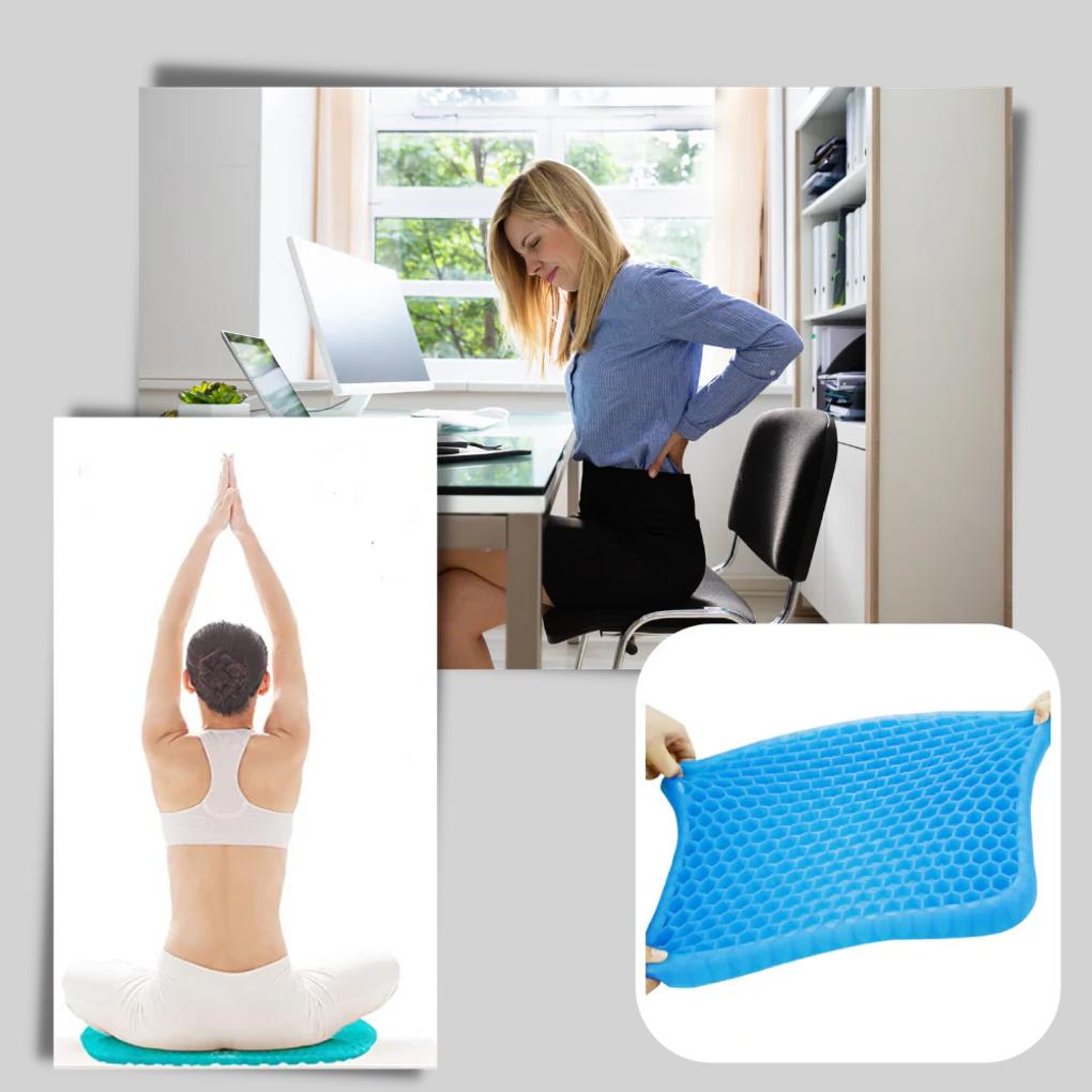Gel Seat Cushion Enhanced Pressure Relief - VibreMode