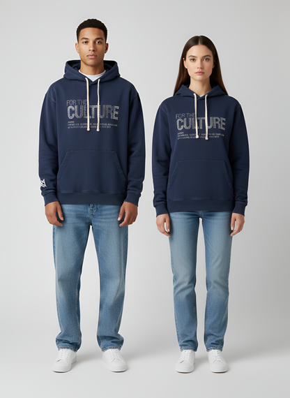 Unisex Cotton Hoodie Sweatshirt Front Print Kangaroo Pocket - VibreMode