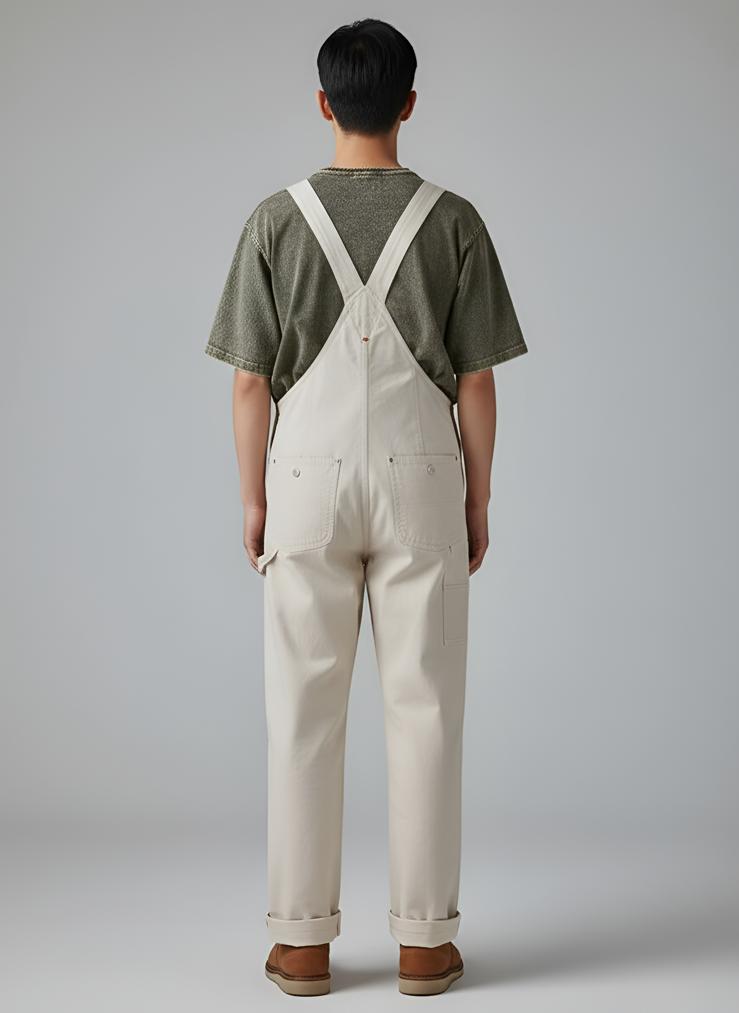 Men's Cotton Bib Overalls Work Dungarees