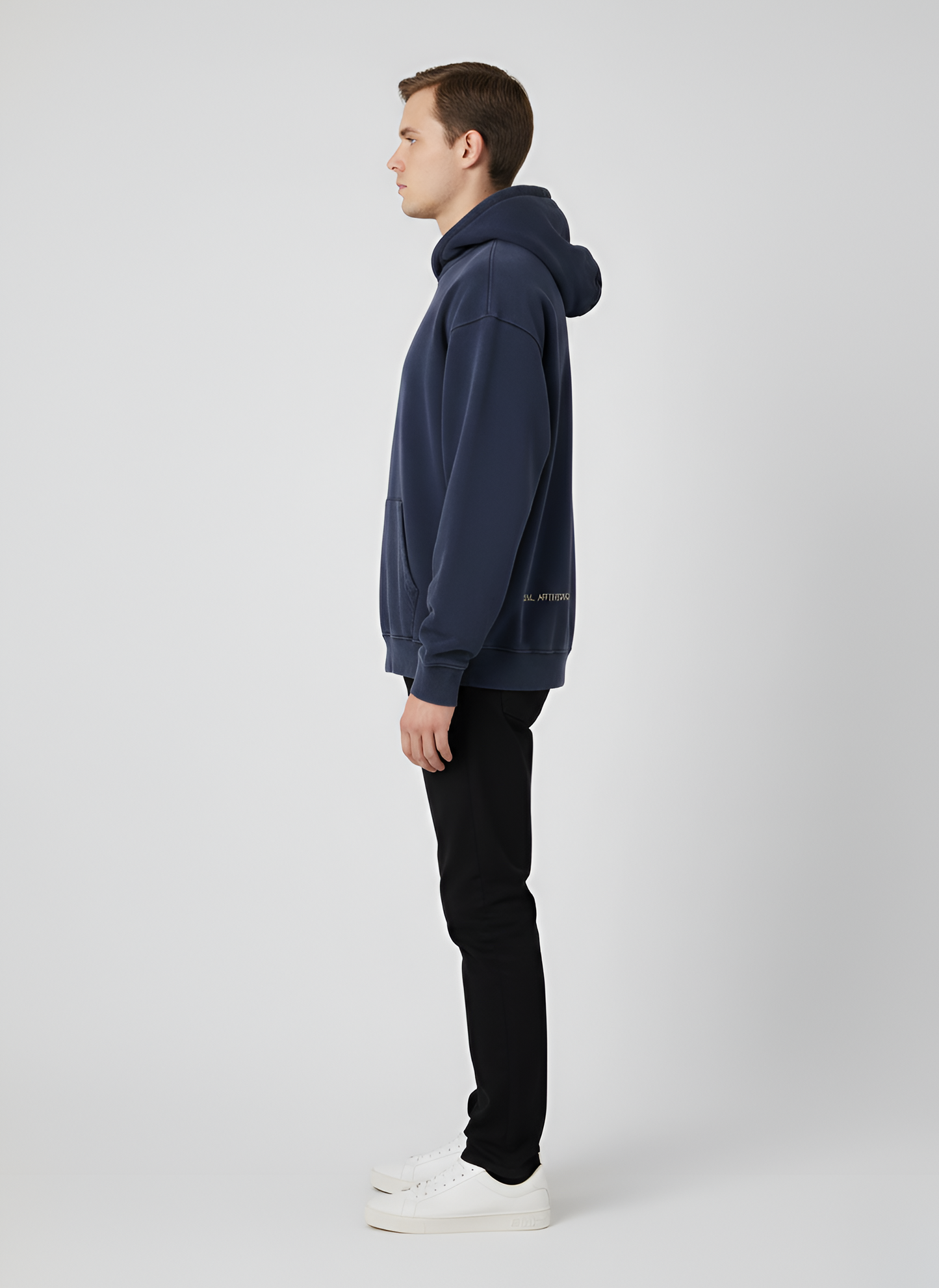 Unisex Cotton Hoodie Sweatshirt Front Print Kangaroo Pocket
