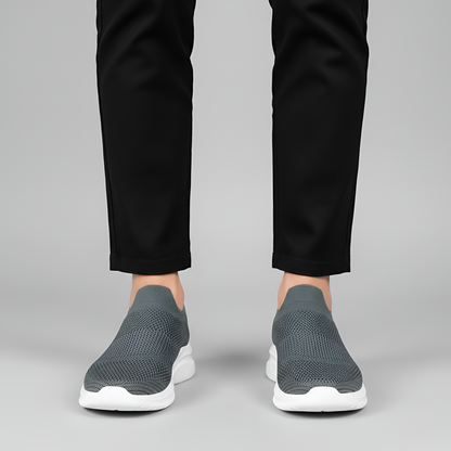 Men's Slip-On Sneakers Lightweight Breathable Knit Shoes - VibreMode