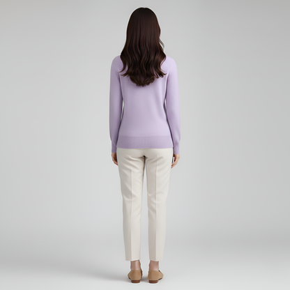 Women's Slim Fit Turtleneck Sweater Long Sleeve Pullover