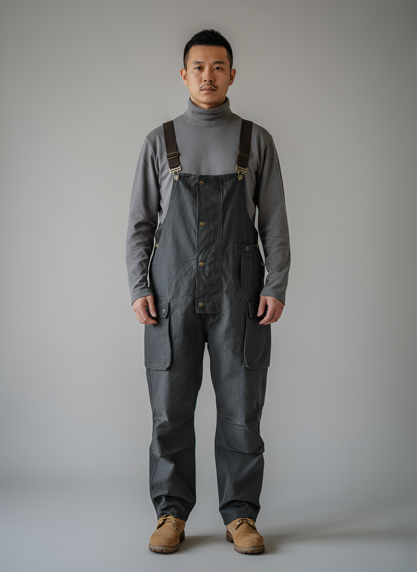 Men's Cotton Canvas Work Overalls