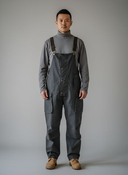 Men's Cotton Canvas Work Overalls