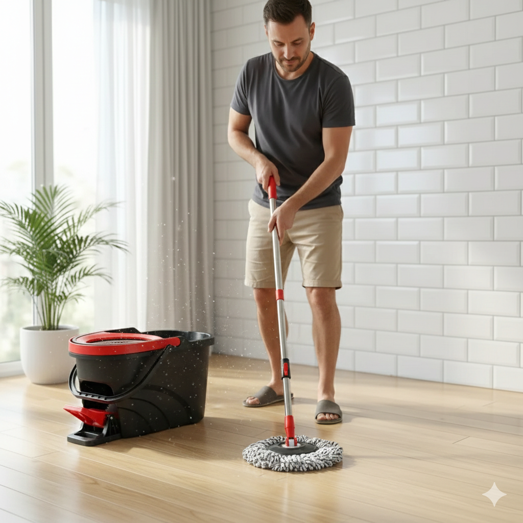 Spin Mop Bucket Cleaning Set