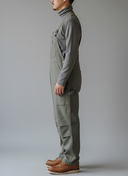 Men's Cotton Canvas Work Overalls