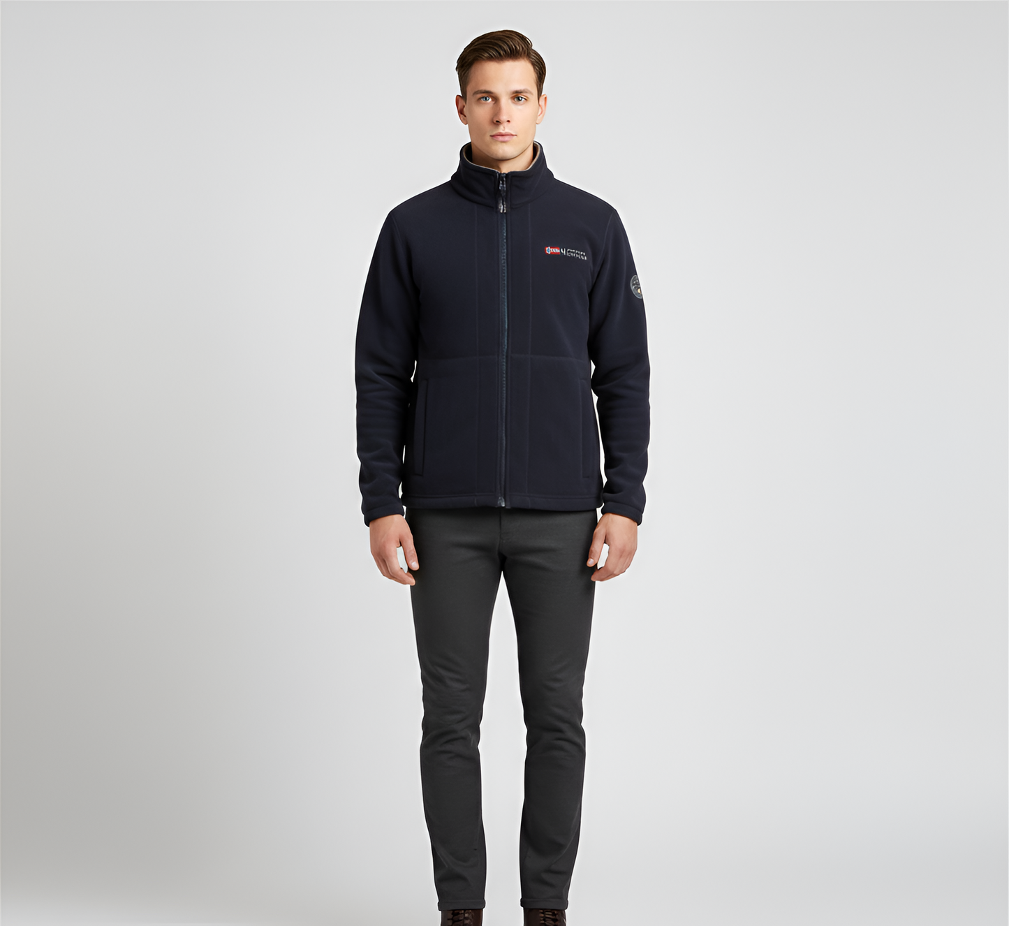 Men's Full Zip Fleece Jacket - VibreMode