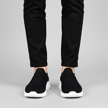 Men's Slip-On Sneakers Lightweight Breathable Knit Shoes