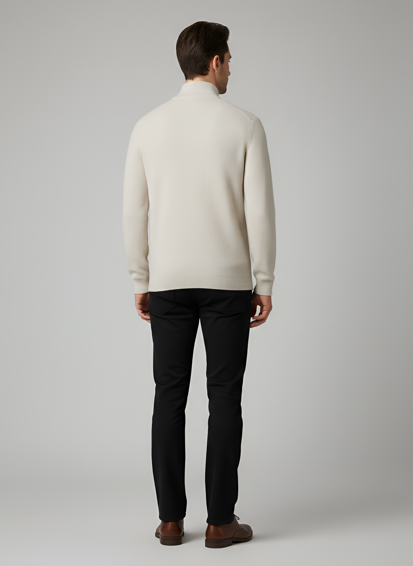 Men's Half Zip Sweater Knit Pullover