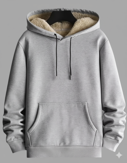 Men's Cashmere Fleece Hoodie Oversized