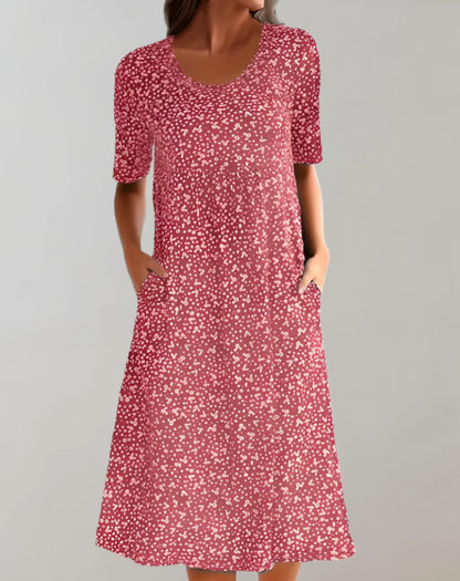 Women's V Neck Casual Dress Lightweight