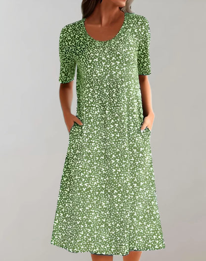 Women's V Neck Casual Dress Lightweight - VibreMode