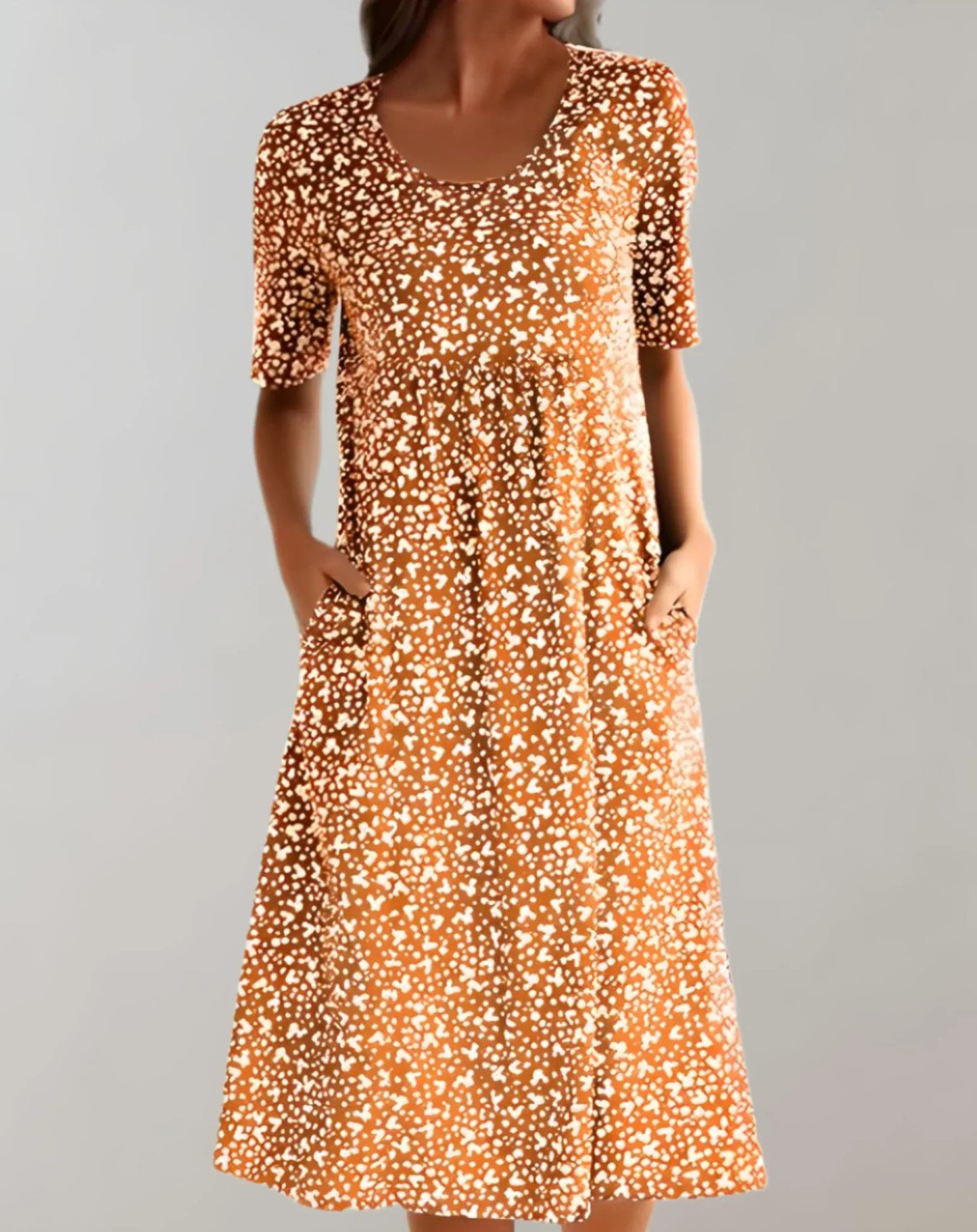 Women's V Neck Casual Dress Lightweight