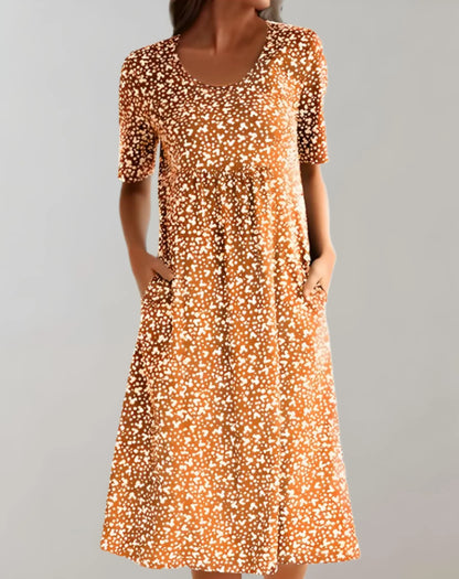 Women's V Neck Casual Dress Lightweight