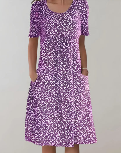 Women's V Neck Casual Dress Lightweight