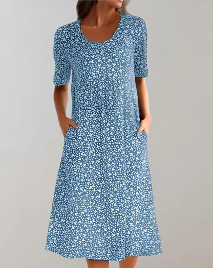 Women's V Neck Casual Dress Lightweight