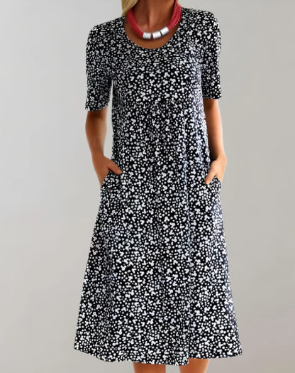 Women's V Neck Casual Dress Lightweight