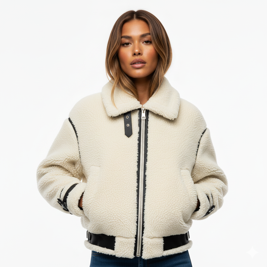 Women's Oversized Jacket Comfortable Outerwear - VibreMode