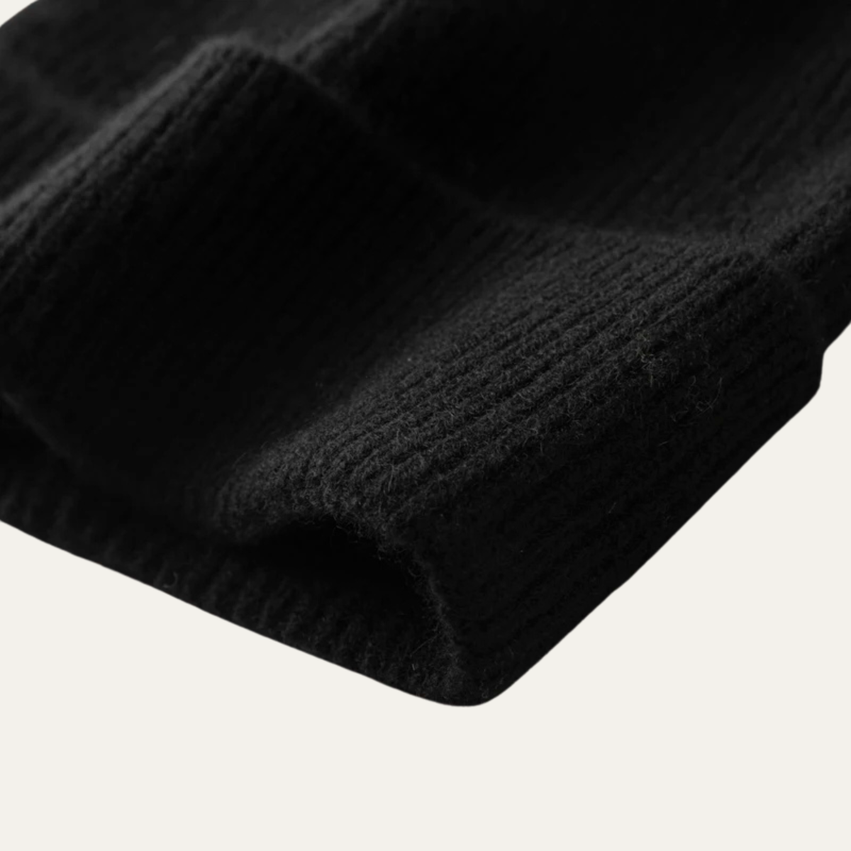 Men's Cashmere Beanie Soft Ribbed Knit