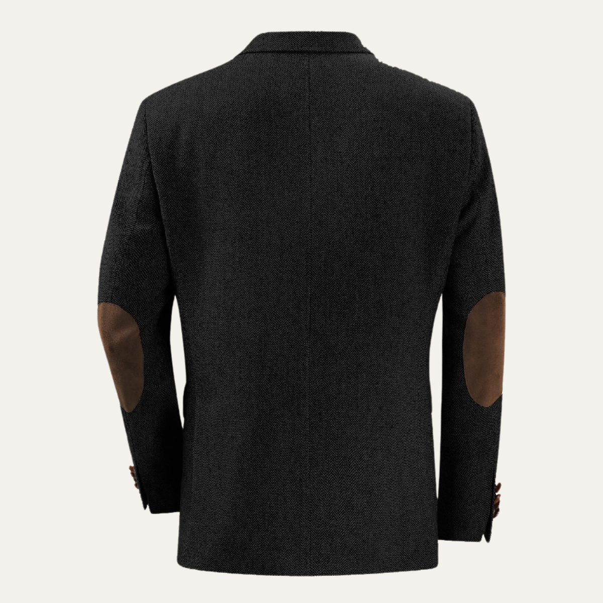 Men's Tweed Blazer Jacket Elbow Patches