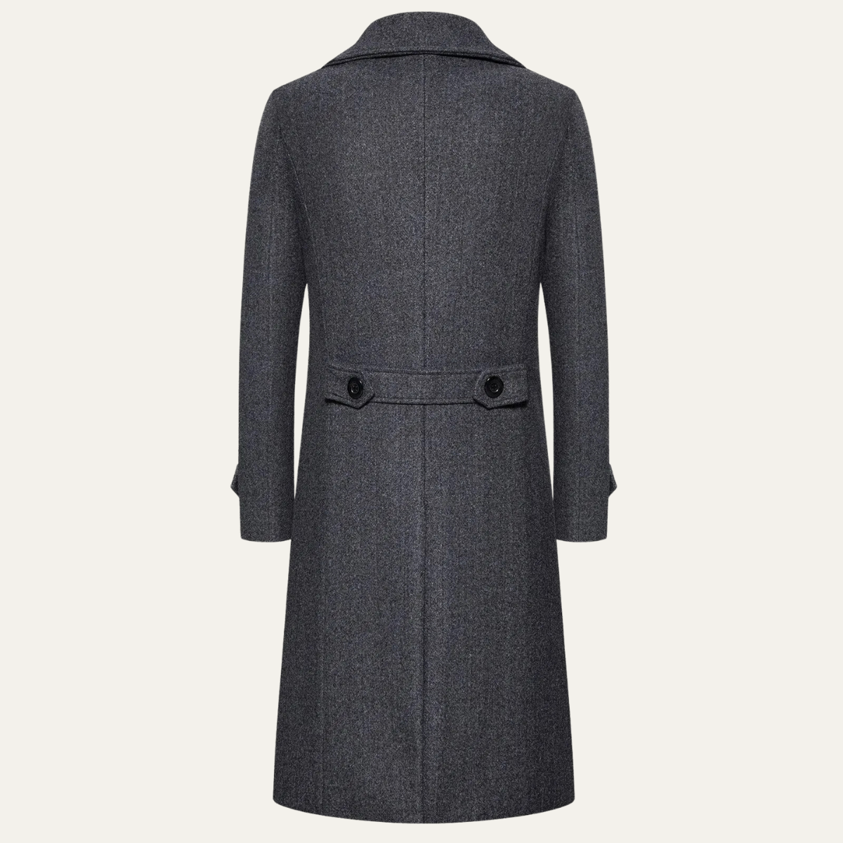 Vicenza Men's Wool Double Breasted Trench Coat