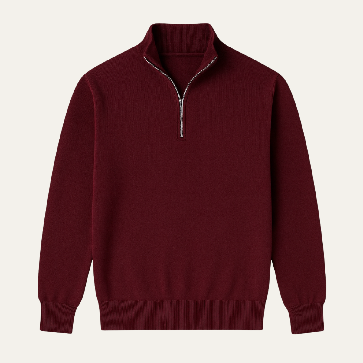 San Marino Men's Quarter Zip Sweater Casual - VibreMode