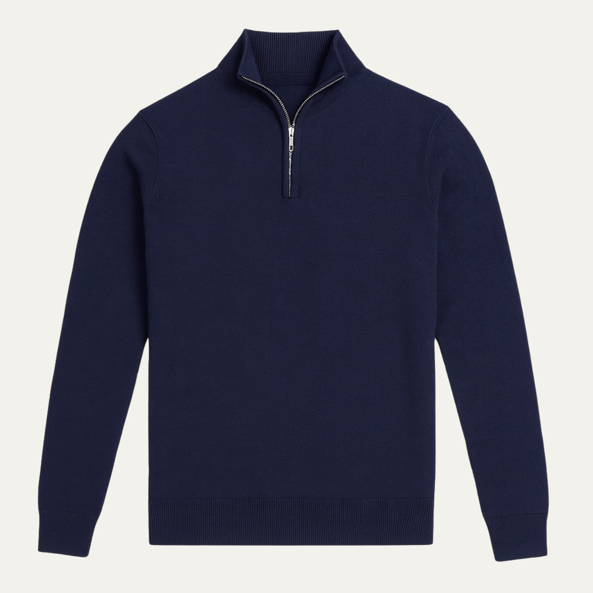 Men's Quarter Zip Sweater Smart Casual - VibreMode