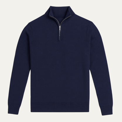 Men's Quarter Zip Sweater Smart Casual - VibreMode