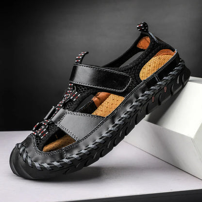 Authentic Italian Leather Sandals - VibreMode
