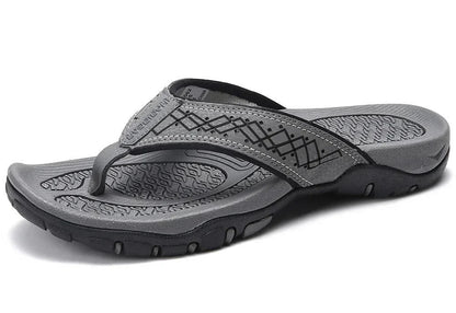 Comfortable Men's Sports Flip Flops with Arch Support Sandals