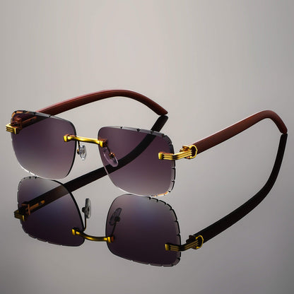 Classic Frameless Vintage Sunglasses