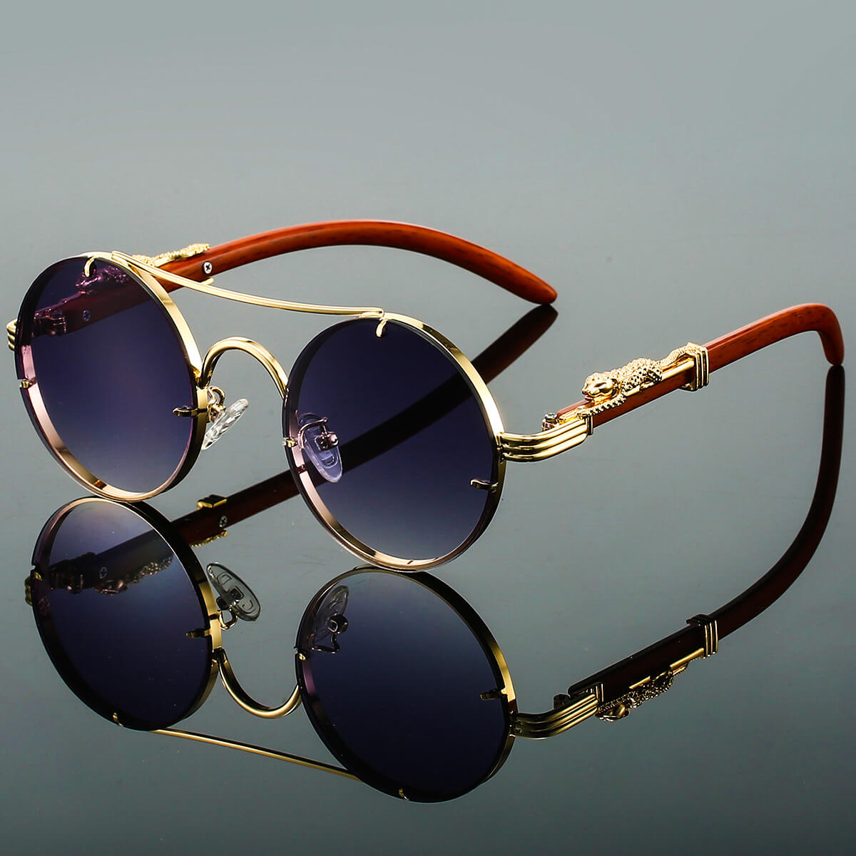 Vintage Leopard Sunglasses