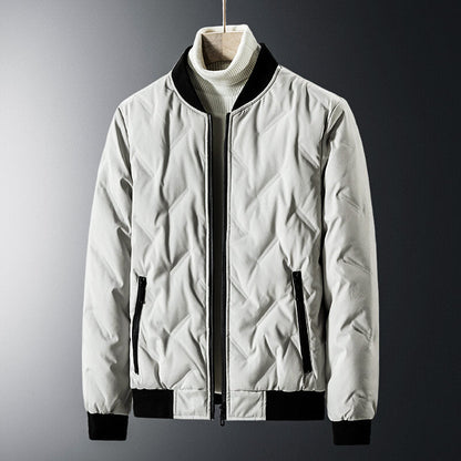 Warm Quilted Down Filled Jacket