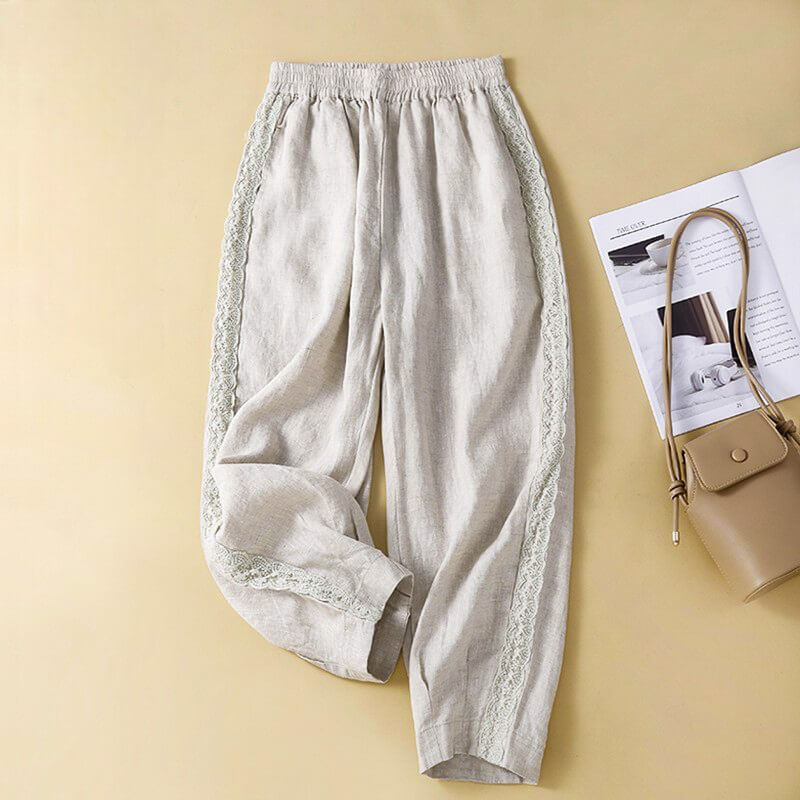 Comfortable Linen Cotton Trousers