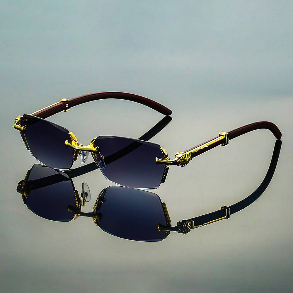 Classic Gold Retro Sunglasses