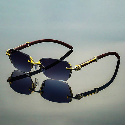 Classic Gold Retro Sunglasses