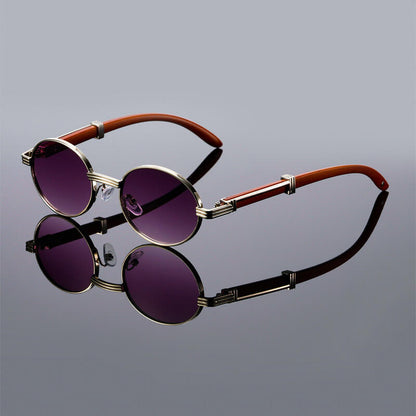 Vintage Oval Sunglasses