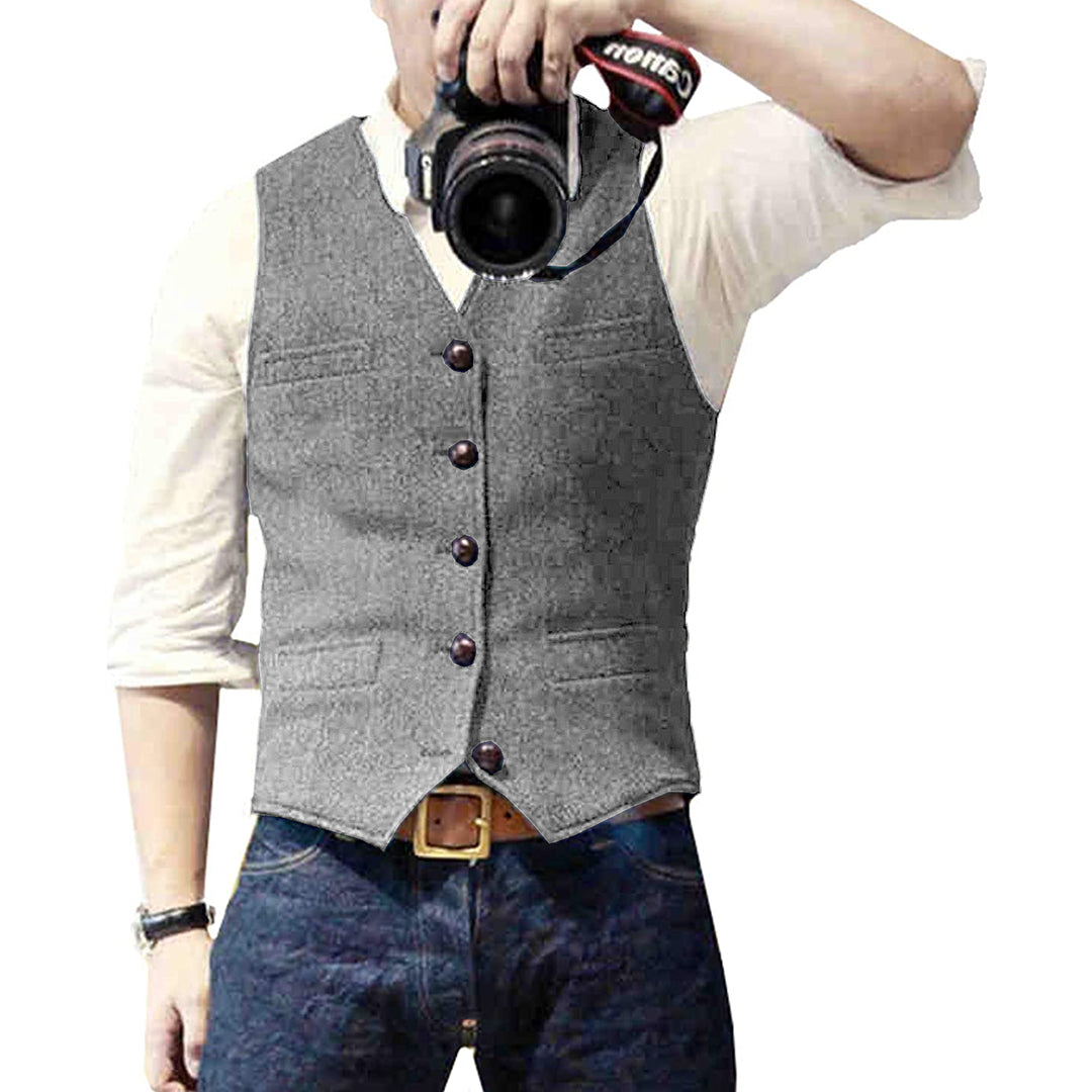 Men's Denim Vest