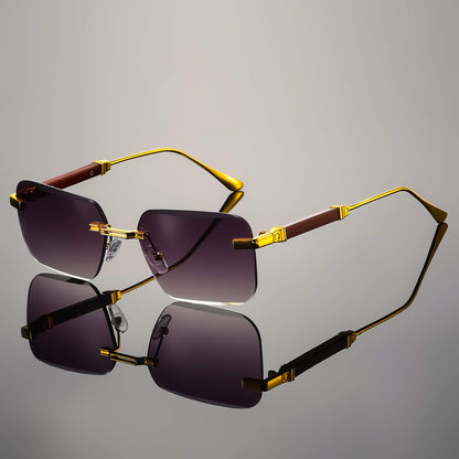 Sleek Frameless Sunglasses