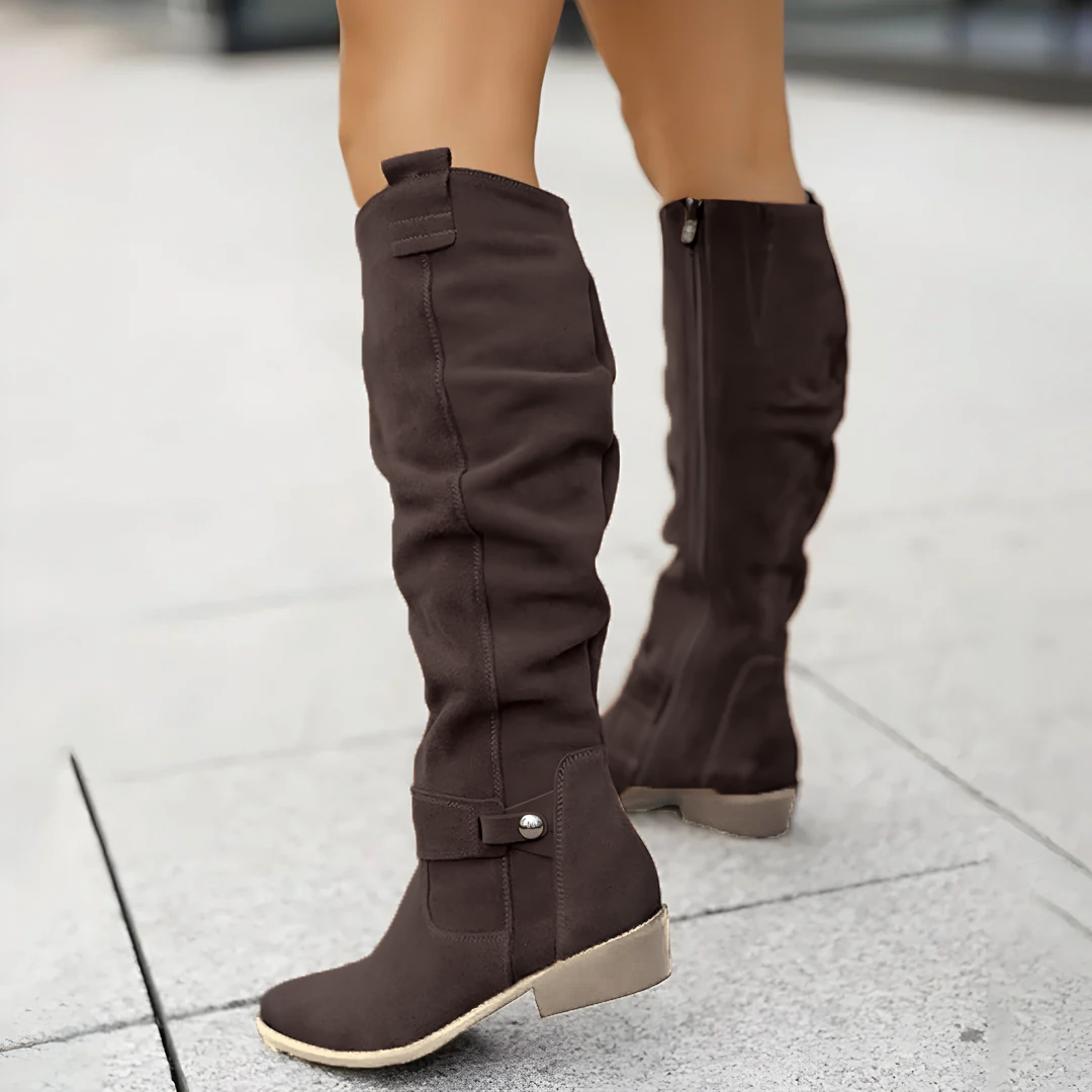 Luxurious Leather Tall Riding Boots