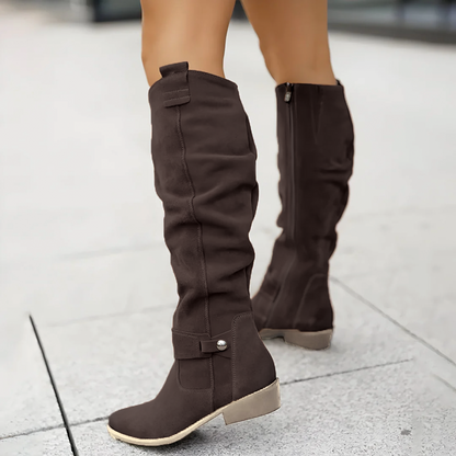 Luxurious Leather Tall Riding Boots