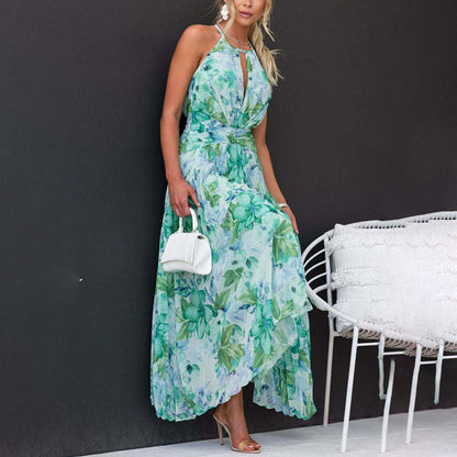 Women's Floral Maxi Dress Lightweight Summer