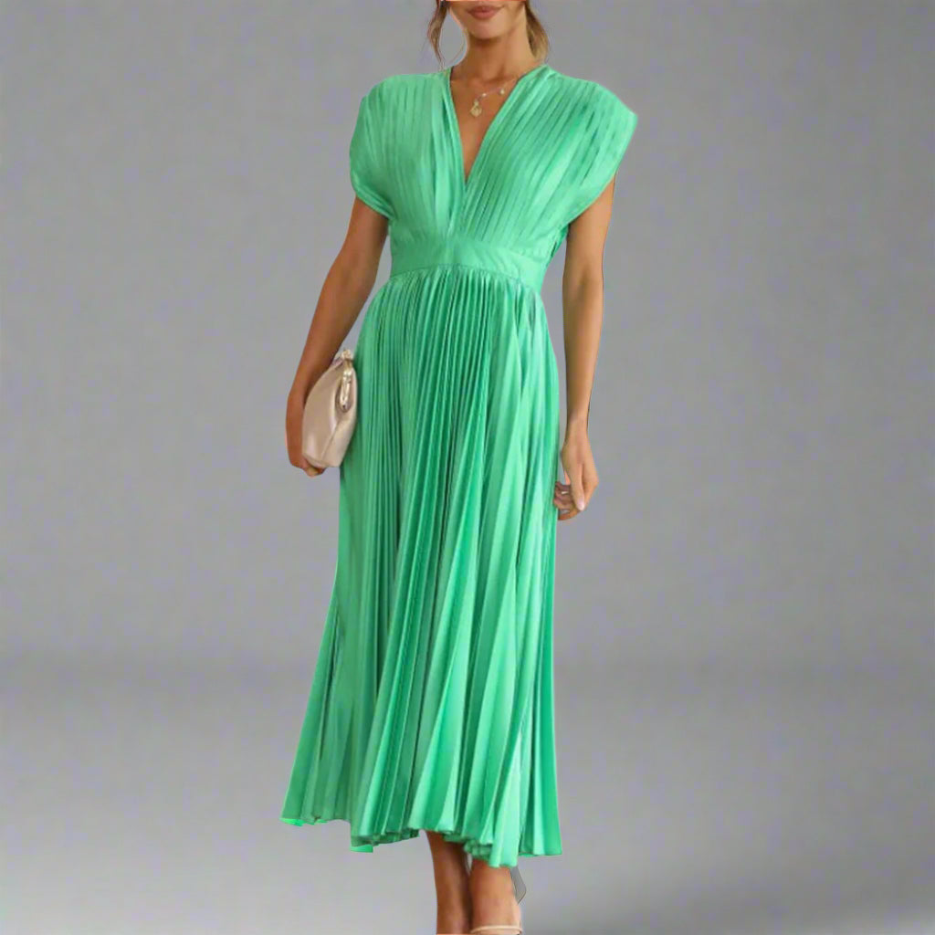 Samantha Women's Midi Dress Elegant Occasion Wear