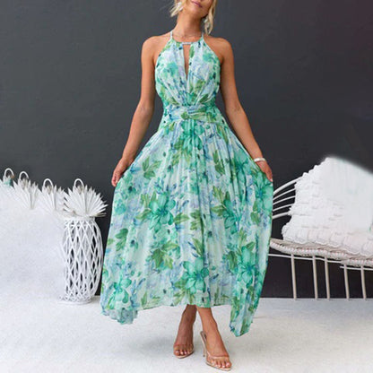 Women's Floral Maxi Dress Lightweight Summer